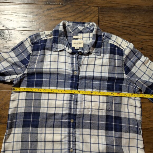American Eagle Ahh-mazingly soft plaid shirt navy size medium - Picture 9 of 16